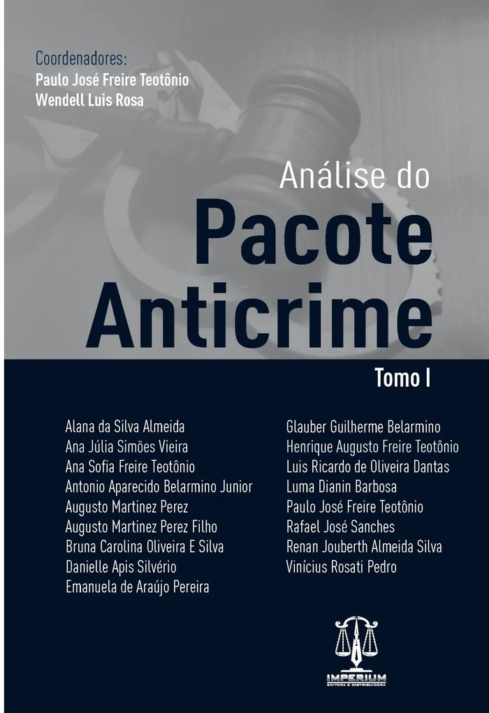 Capa de Análise do Pacote Anticrime — Tomo II